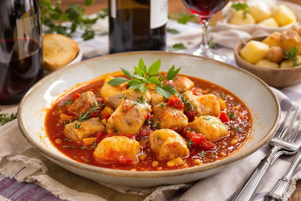 Pieds paquets à la provençale